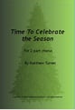 Time to Celebrate the Season Two-Part choral sheet music cover